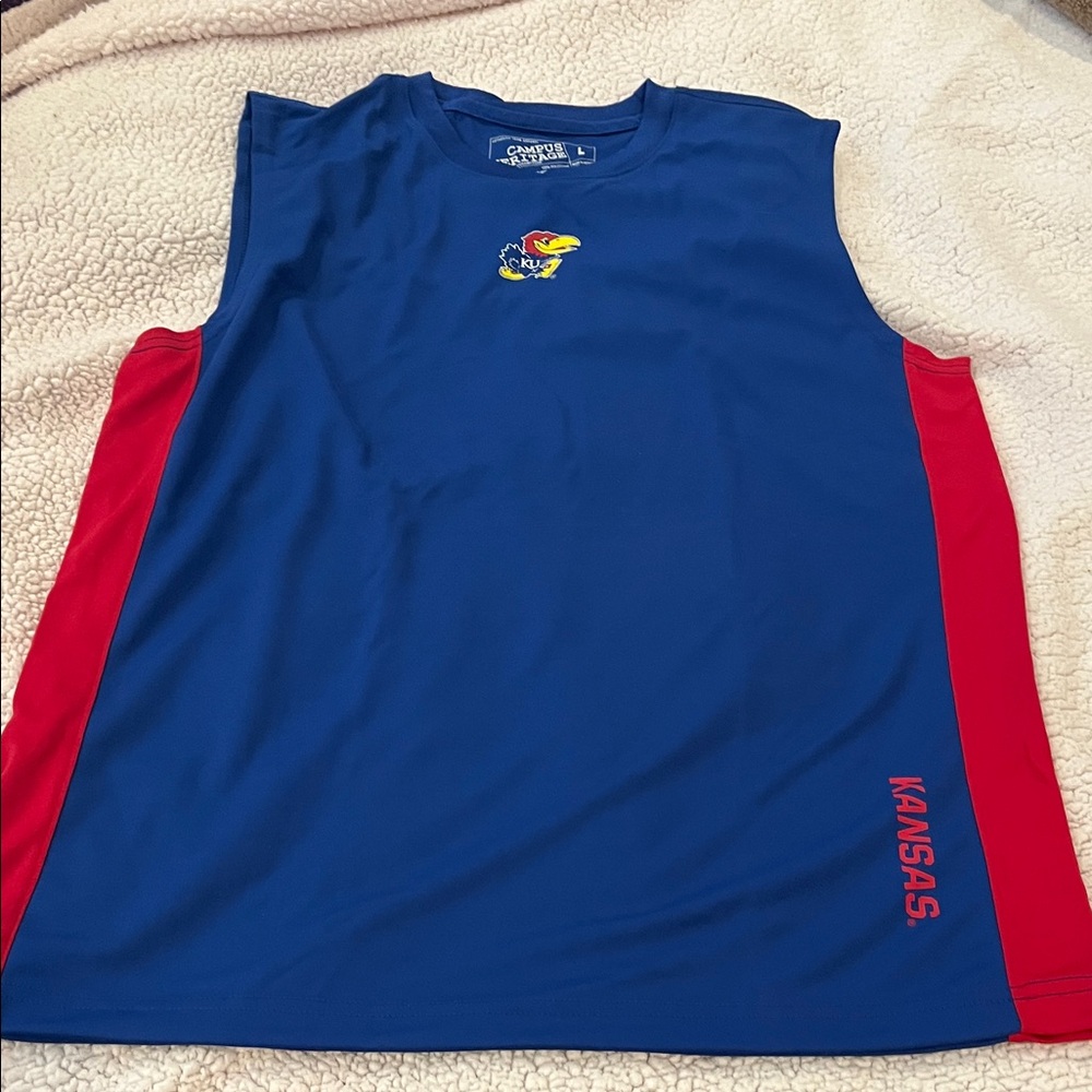 Campus Heritage Blue and Red Tank Top